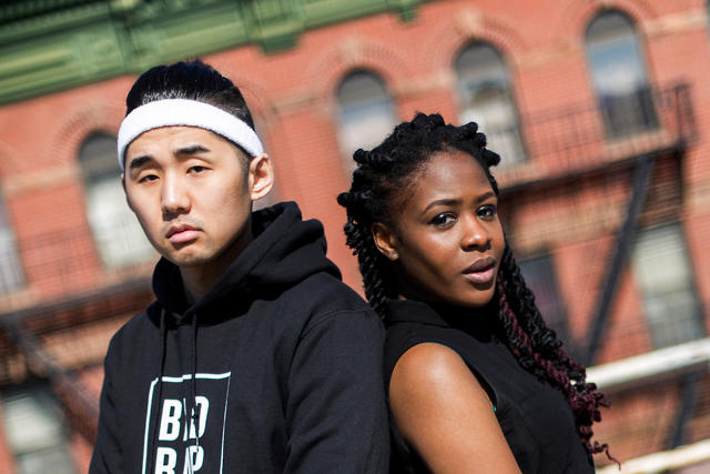 Rapper Jaeki Cho and director Salima Korma