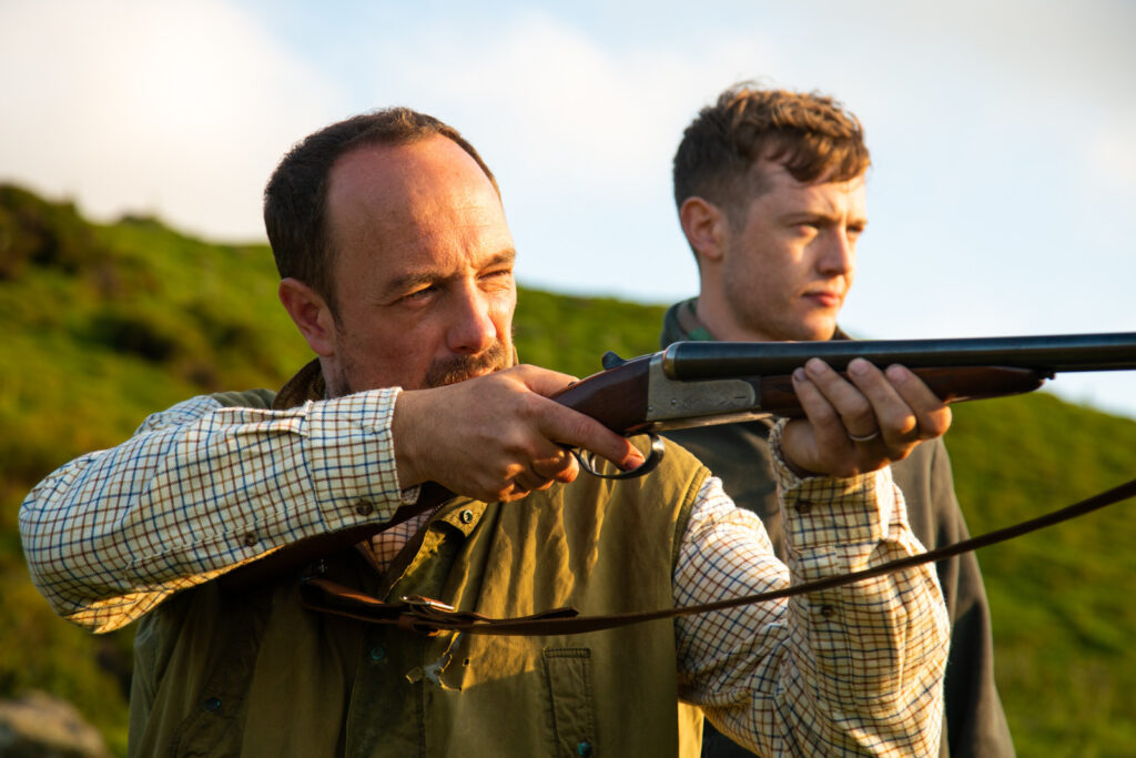 Eion Slattery as Abel and Lewis MacKinnon as Jake in The Thing That Ate the Birds